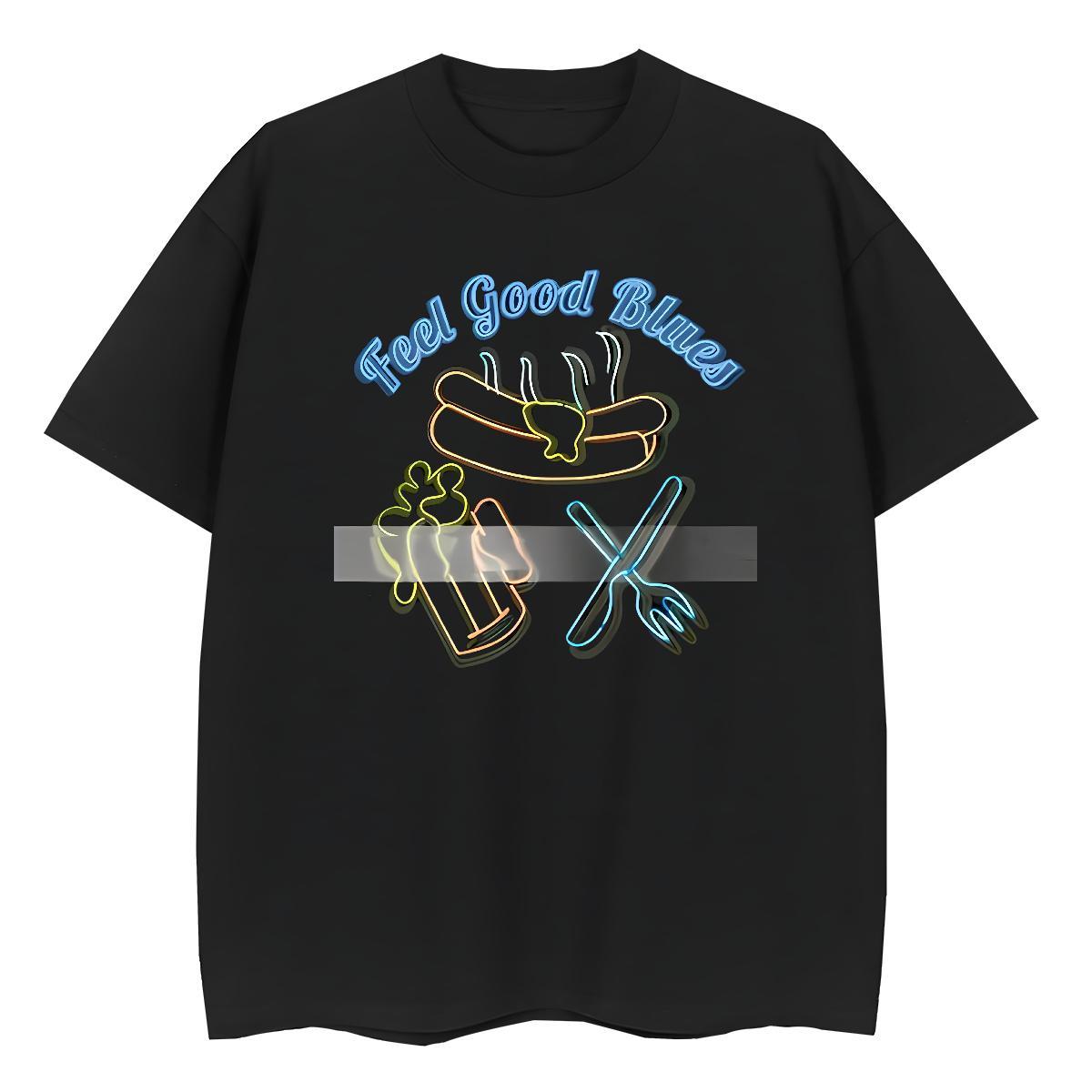 Loose fit Lady T shirt 230g 100% Cotton letter Street Casual T-Shirts for Women O-Neck Short Sleeve Floral Print Top Shirts