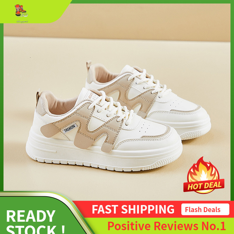 Ddmysports Autumn White New Korean Edition Ins Female Students Thick Soled Eight Increasing Sports Board Shoes Casual Street Photography P OUTDOOR