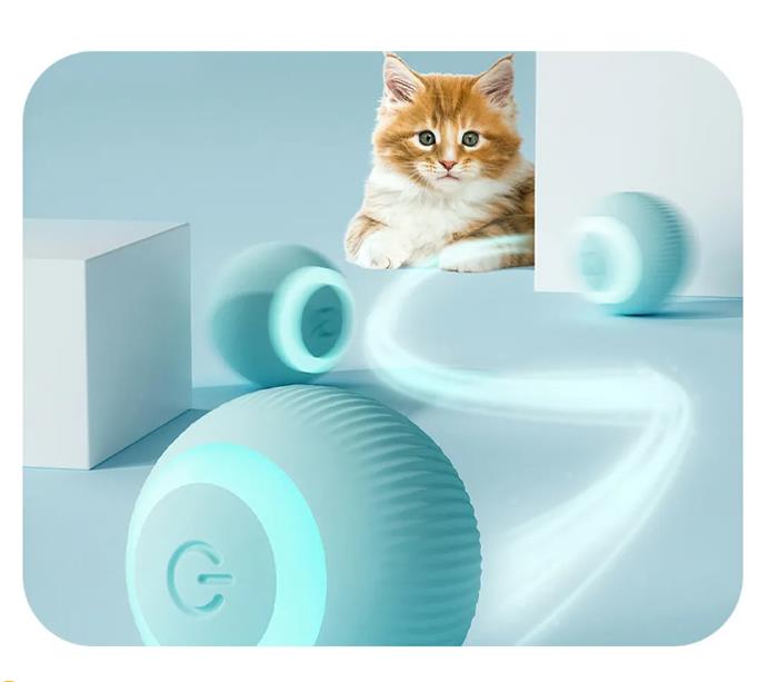 New Smart Auto-Rolling Electric Dog & Cat Ball Toy for Interactive Indoor Play High quality pet toys Pet Supplies Store