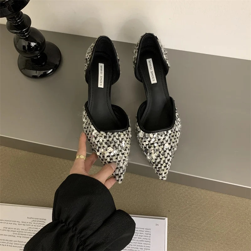 Pointed Toe Fashion Shoes 2024 Womens Boots Party Shoes Light Sensual Sandals Elegant Fine High Heels Zapatos 240827