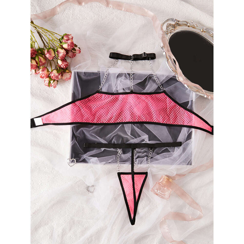 Mesh For Women Transparent Porno Underwear Bra Set And Panty gerie Sexy Hot Erotic Sleepwear