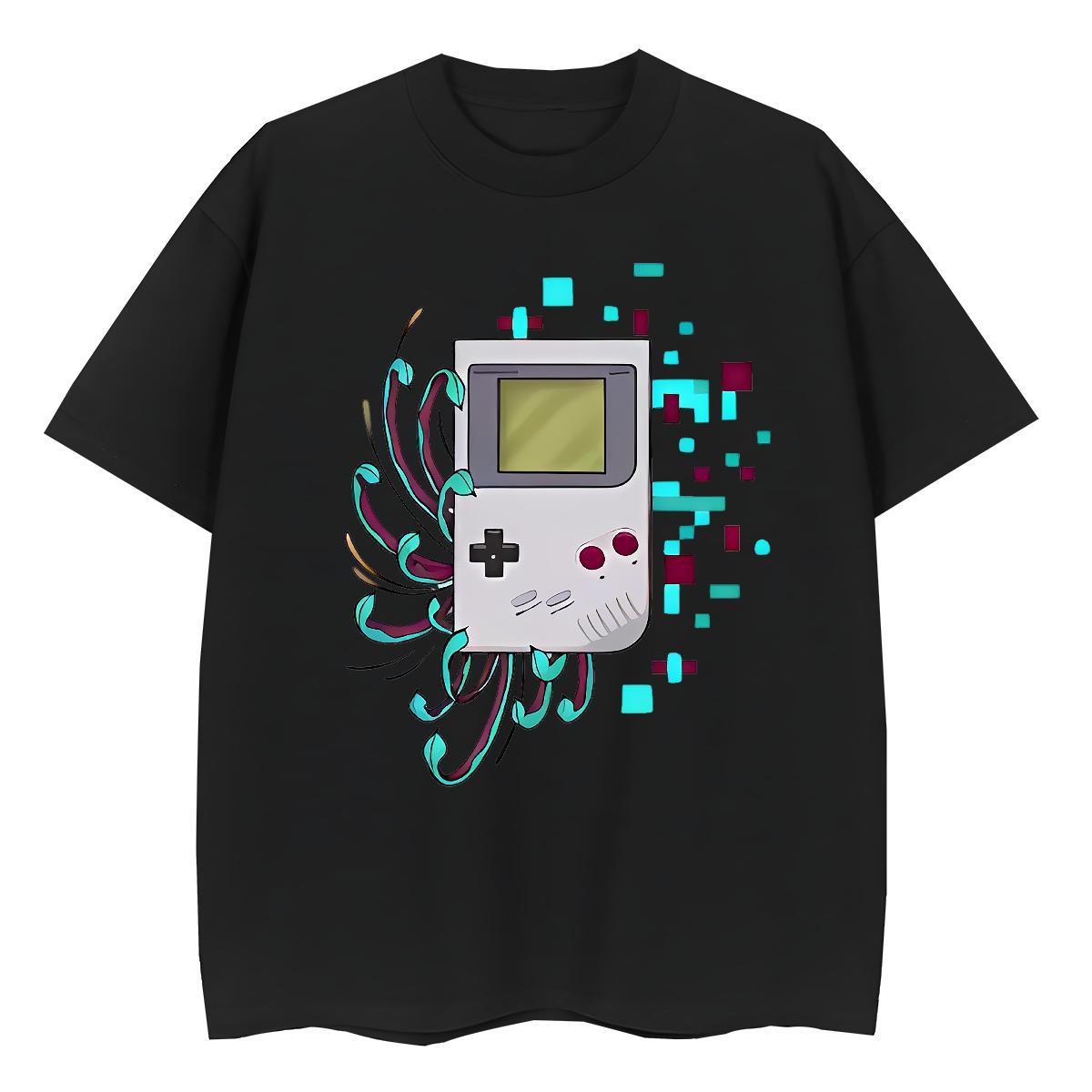 Unisex Womens Tshirts 230g 100% Cotton game Daily Outfit Women T Shirts Short sleeve Soft White Plus Size Wear