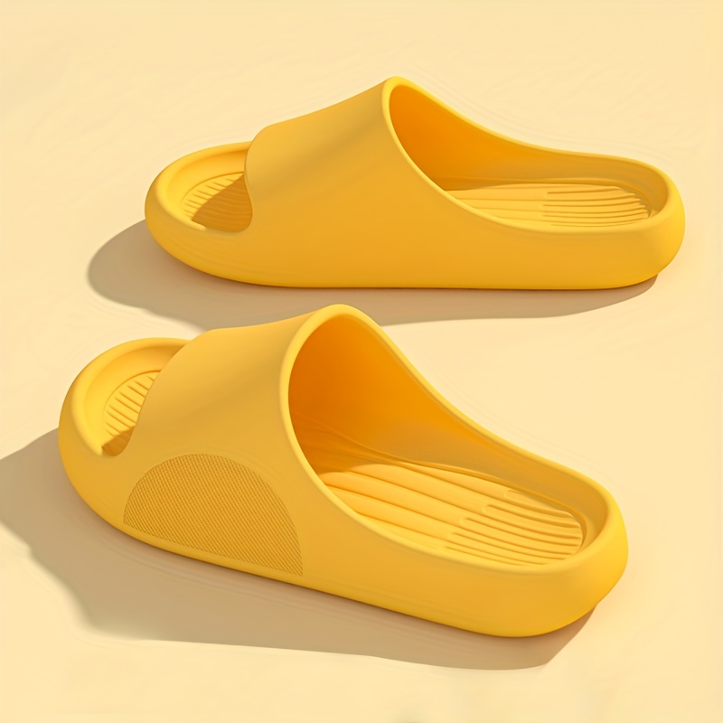 Mens Oversized Slippers - Ultra-Comfort Pillow Sole, Quik-Dry Eva, Odor-Eliminating - Versatile Beach to Home, Non-Slip Sandals