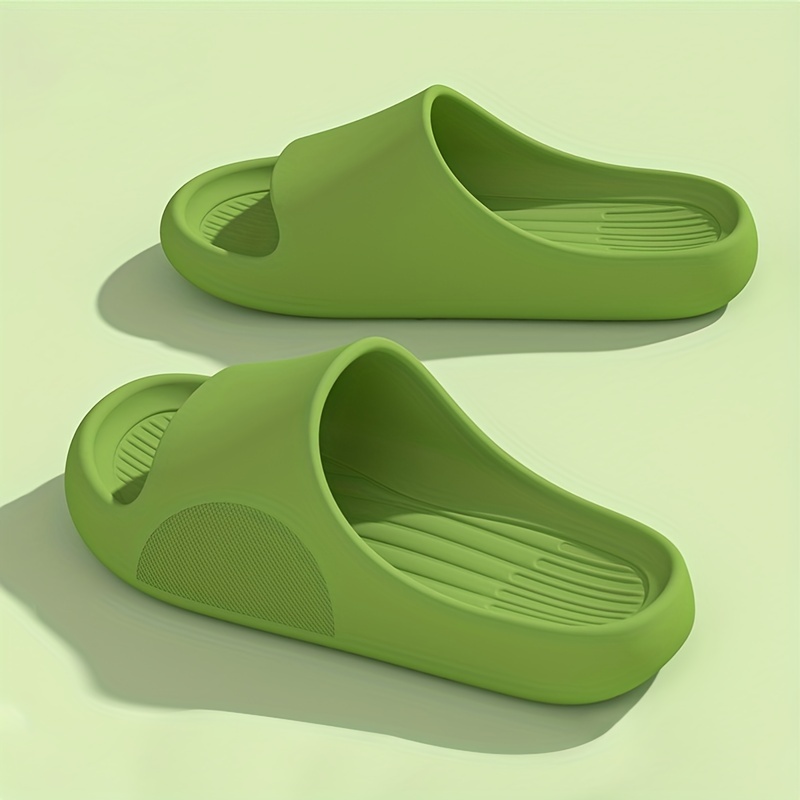 Mens Oversized Slippers - Ultra-Comfort Pillow Sole, Quik-Dry Eva, Odor-Eliminating - Versatile Beach to Home, Non-Slip Sandals