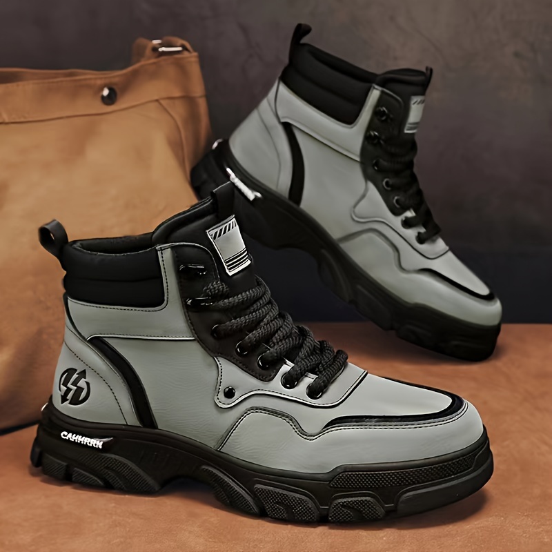 Men's Ankle Boots - Breathable, Comfortable, Non-slip, Waterproof, Lightweight Boots for Outdoor Walking, Hiking, Mountaineering - Perfect Autumn