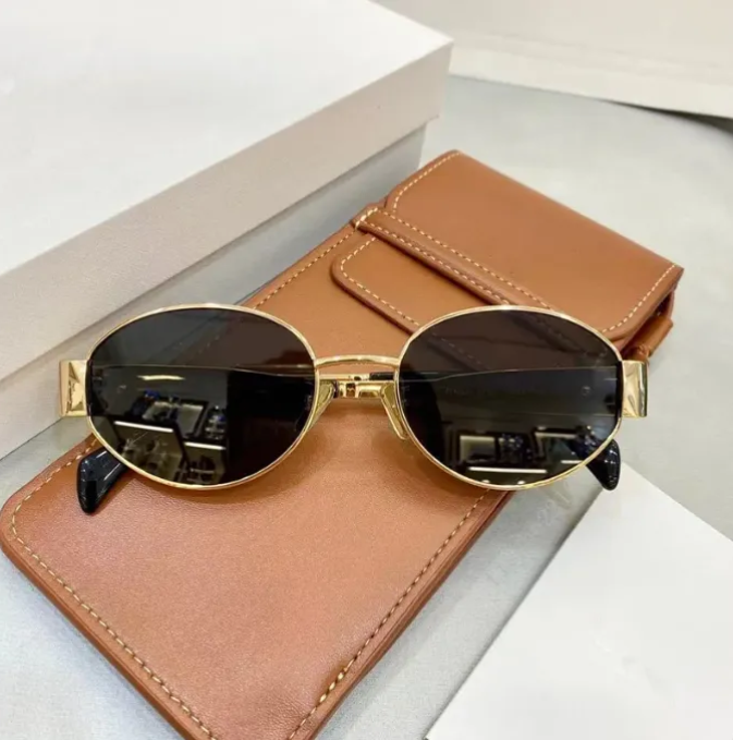 Triomphes sunglasses for women designer sunglasses mens glasses oval frame mirror alloy shades goggle luxury Lunette de Soleil womens sunglasses with