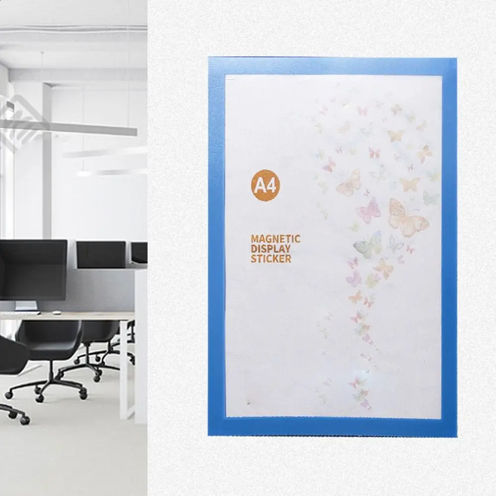 A3 A4 Po Display Panel Self Adhesive Soft Picture Frame Document Canvas Painting Shop Window 240829 H260306