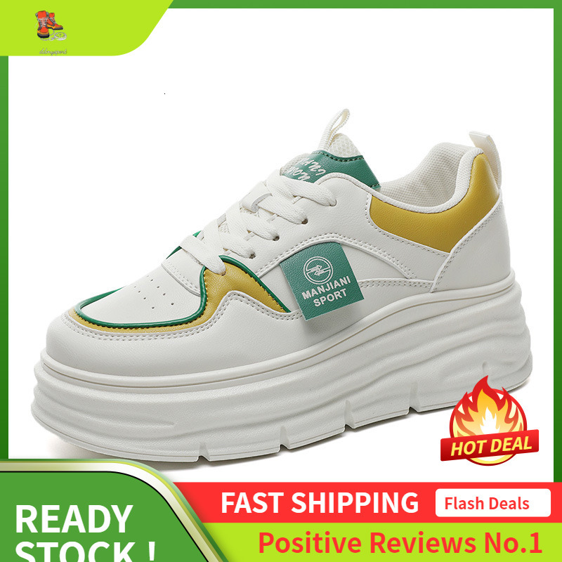 Ddmysports XQ A New Height Increasing Board Shoes For Women Spring Summer Thick Soled Korean Version Versatile Fashion Learning OUTDOOR