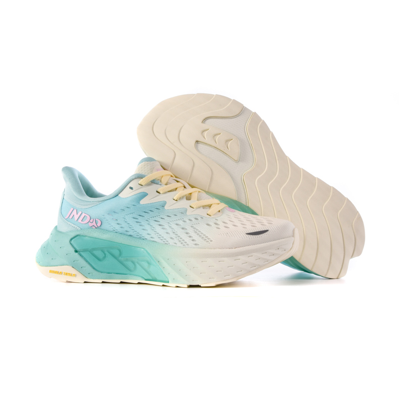JNDO Whale Leaping Glow Running Shoes for Men and Women, Designer Sneakers, Triple Black, Seasalt, Turquoise, Sunrise, Peach, Pink, Fashion, Outdoor, 