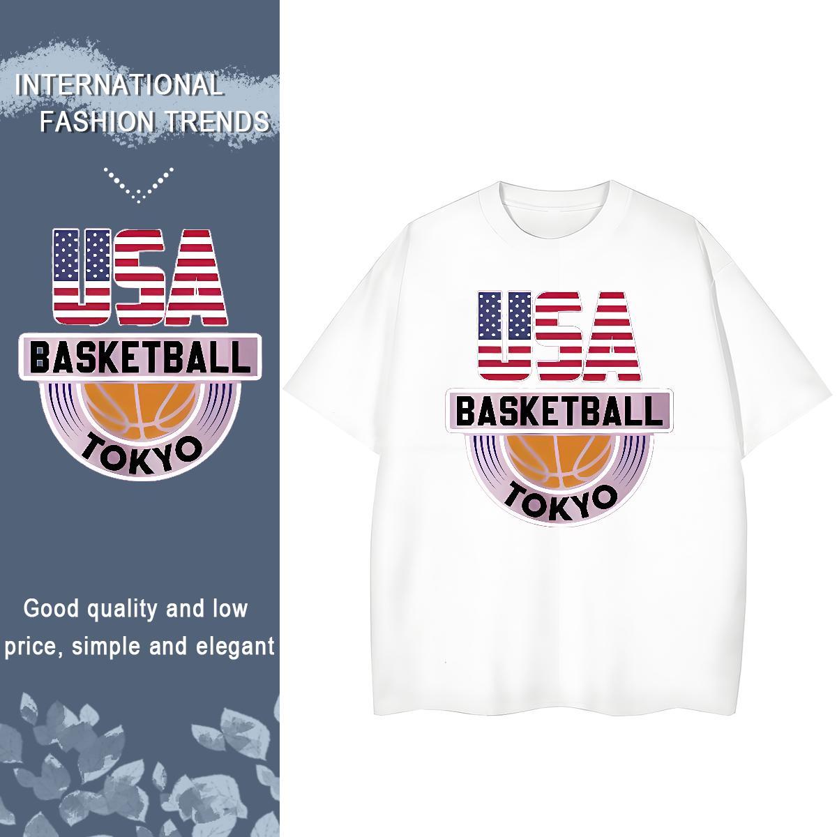 Loose Women Tees 230g Pure Cotton letter Street Wear T shirt Crew Neck Customized Print Tee Shirt