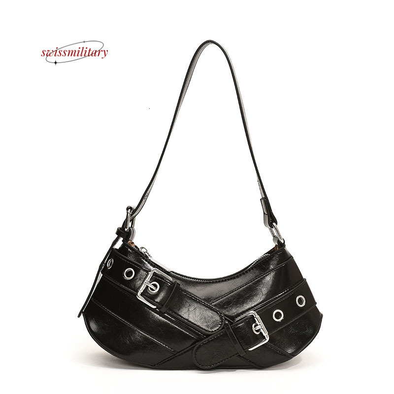 Swissmilitary High end niche baguette for women 2024 autumn new fashion versatile shoulder bag, simple and fashionable armpit bag #33