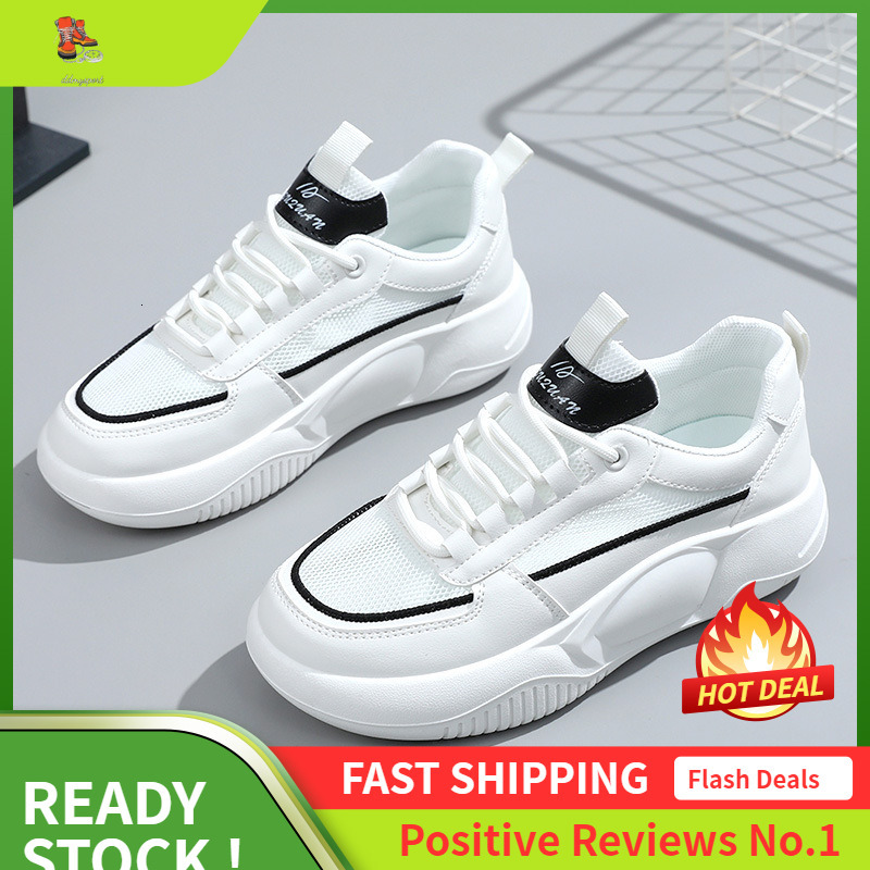 Ddmysports K Mesh Board For Women In Spring And Summer Breathable Thick Sole Height Increasing Versatile Casual S Shoes OUTDOOR