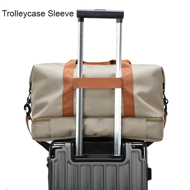 Weekender Bags Travel Duffle Bag for Women Men Gym Fitness Yoga Handbag Luggage Shoulder Crossbody Carry On Short-distance Bags 240829