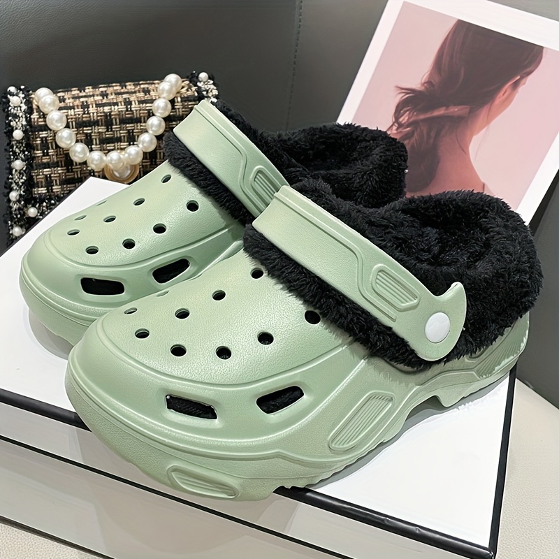 CozyPlus Thermal Slippers - Warm Fuzzy Lined, Non-Slip, Slip-On, EVA Plush, Soft, Breathable, Lightweight, Winter Platform Shoes for Cold Weather