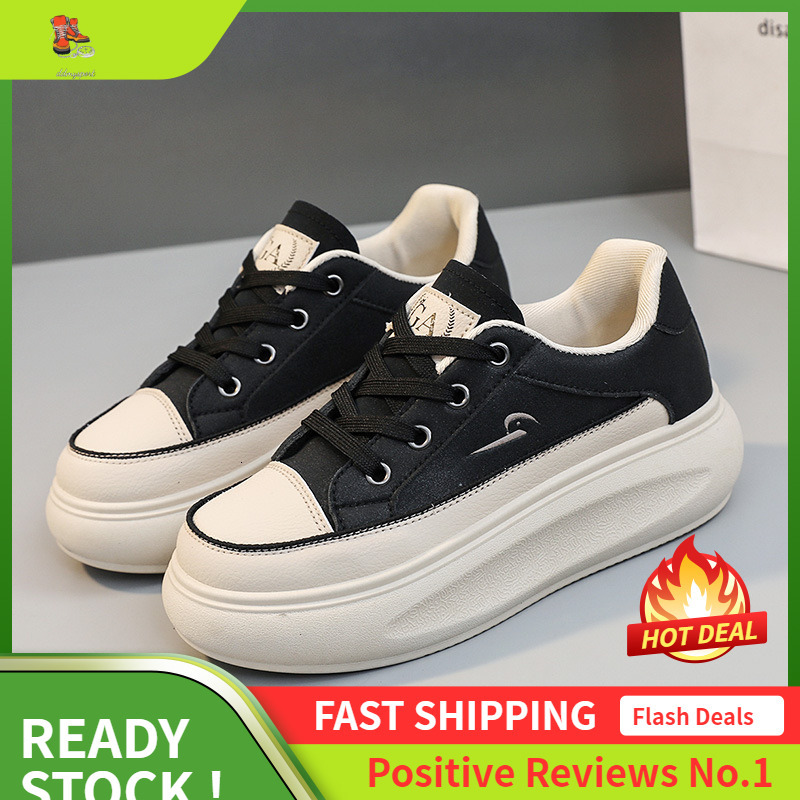 Ddmysports Q New Shallow Mouth Women S Shoes Summer Autumn Season Trend Breathable Height Increasing Thick Sole Sports And Leisure Shoe Board OUTDOOR