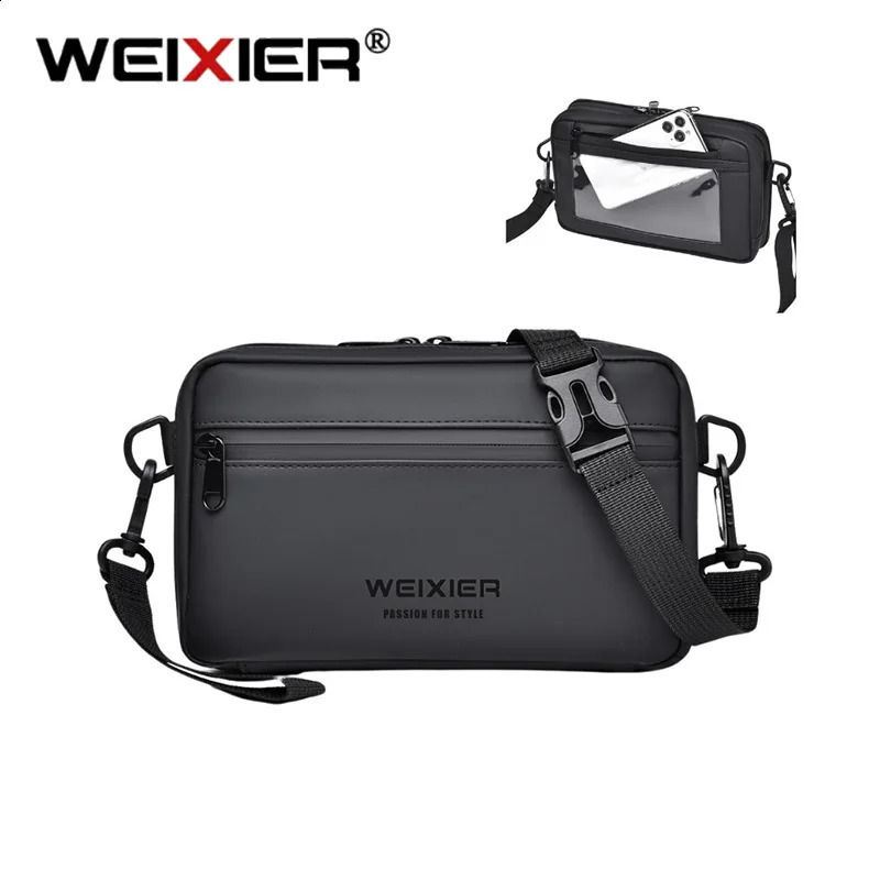 WEIXIER Men Crossbody Shoulder Bags Oxford Cloth Man Women Fashion Outdoor Sports Cycg Water Proof Cell Phone Bag 240829 eeb8 4
