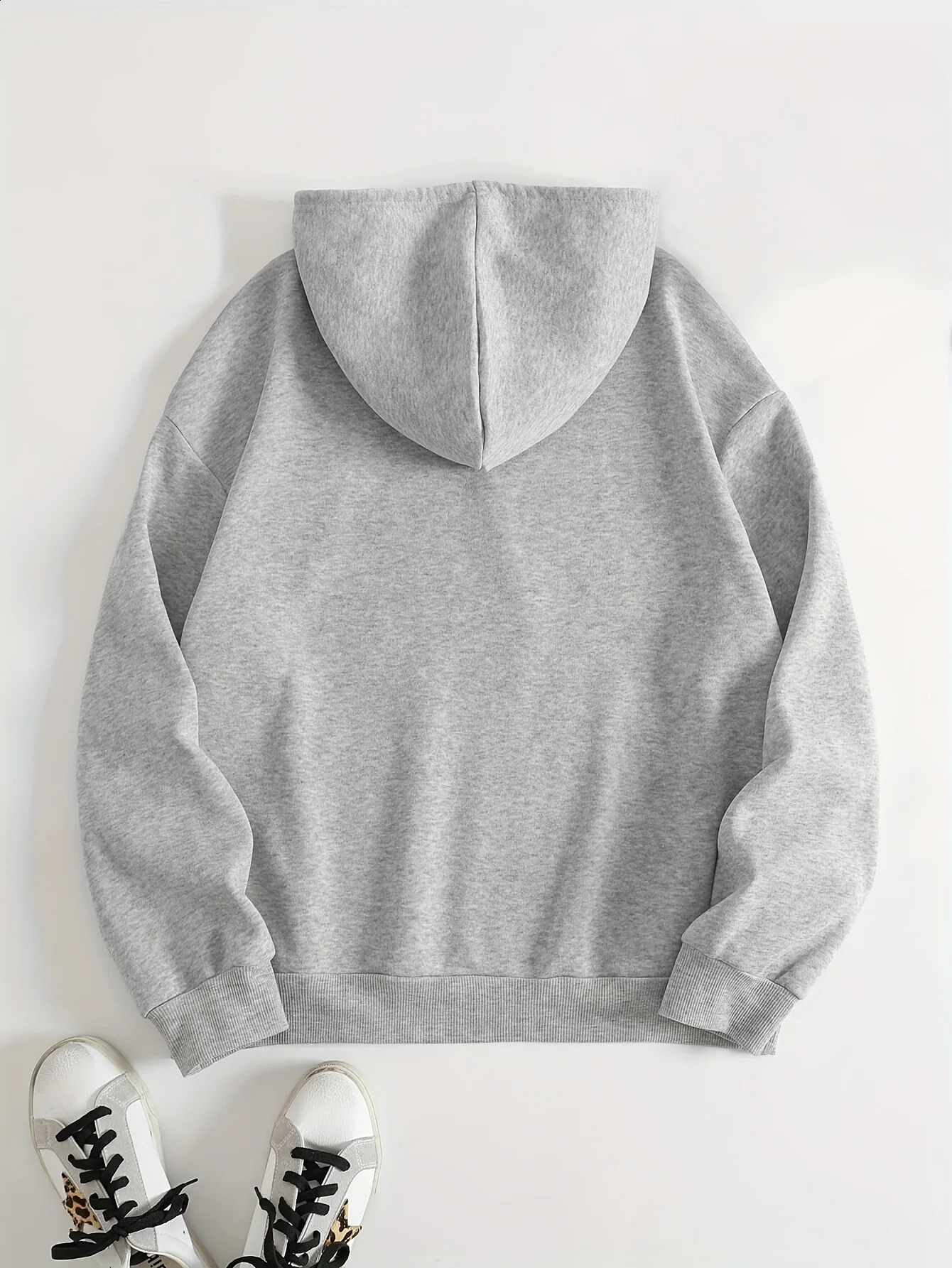 Brooklyn York 1998 womens printed hoodie autumnwinter thick wool 240827