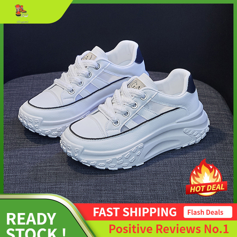 Ddmysports Korean Summer New Dad Women S Instagram Trendy Student Breathable Sports Shoes Thick Sole Elevated Casual Q OUTDOOR