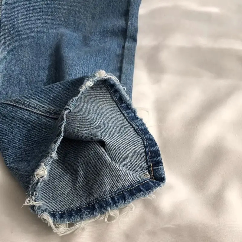 American street hip-hop men and women trend for summer couples washing straight leg jeans simple retro loose casual pants y2k 240829