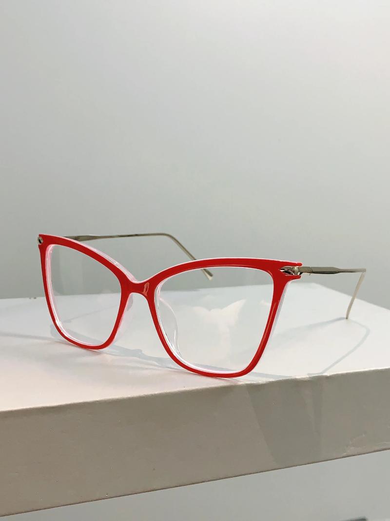 Cat Eye Stylish Blue Light Blocking Sunglasses - Oversized Trendy Non-Prescription Eyewear for Women 4 NonPrescription wear