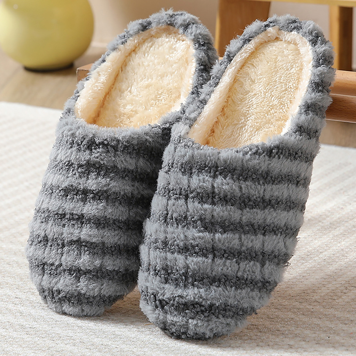 Cozy Womens Fluffy Slippers - Ultra Soft, Comfortable, Warm, and Breathable Indoor Shoes for Cold Winter Days - Perfect for Lounging Around the House