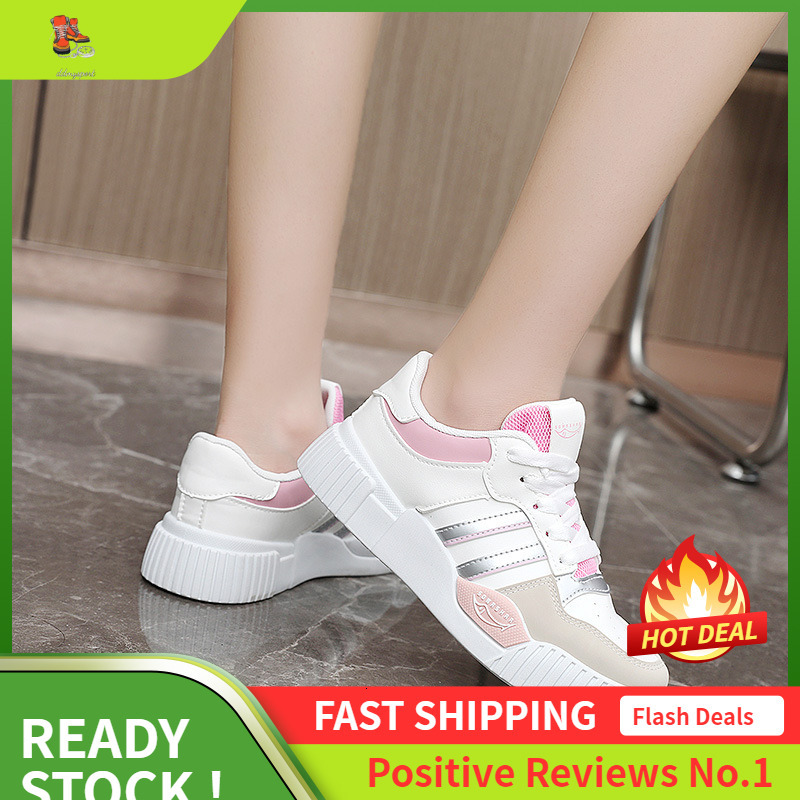 Ddmysports RM New White For Women Summer Breathable And Height Increasing Thin Soled Fashionable Casual Shoes Board Learning OUTDOOR