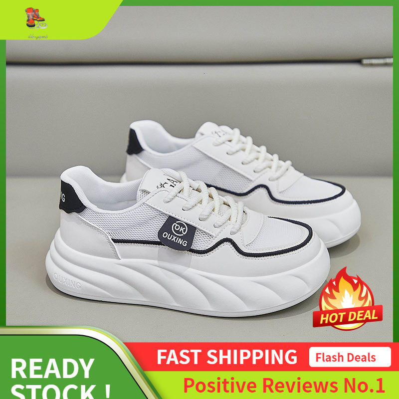 Ddmysports Summer Little White New Korean Edition Instagram Female Student Eight Increase Breathable Sports Board Shoes Trendy Casual Y OUTDOOR