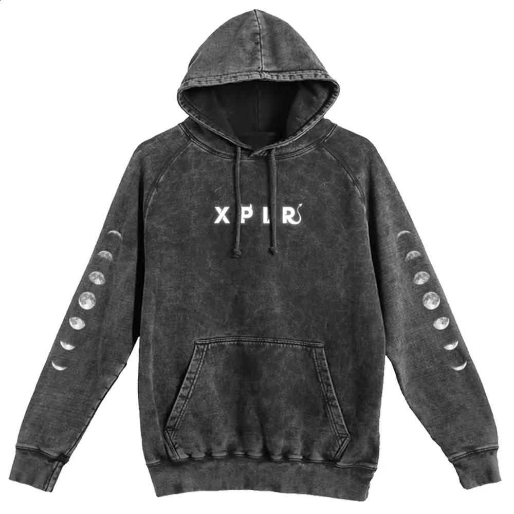 Y2K Sam And Colby Hoodie XPLR Hell Week 22 Cloud Sweatshirt Red Tie Dye Pullover Streetwear Clothing Fashion Casual Truck 240828