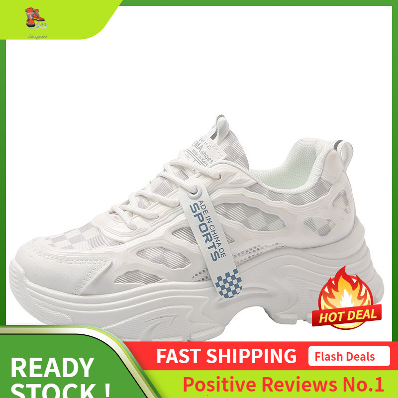 Ddmysports Instagram Korean New Dad Women S Summer Student Sports Running Breathable Casual Shoes Increase Eight By OUTDOOR