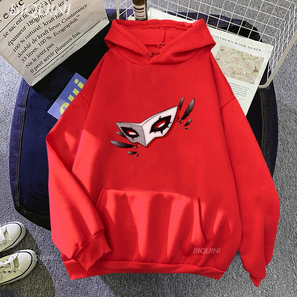 Persona 5 atlus stiehlt anime dos desenhos animados harajuku hoddies masculino streetwear unissex camisolas pullovers 240829