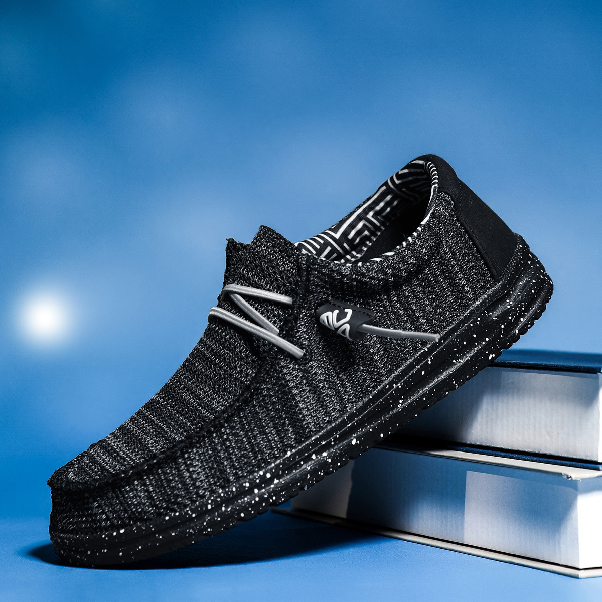 Comfy Slip-On Loafers for Plus Size Men - Non-Slip Soft Sole Shoes for Outdoor Activities