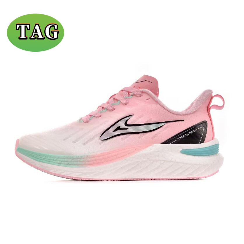 Designer Treeperi Wave Maker Running Shoes for Men Women Carbon fibre Speed white blue peach green womens outdoor sneakers mens athletic trainers size