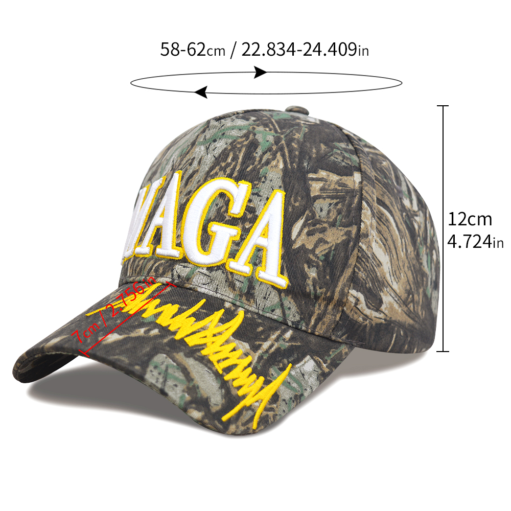 High Quality Cotton MAGA Baseball Caps Adjustable Sport Cap embroidery Make America Great Hat