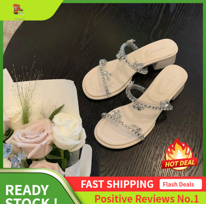 Ddmysports Grape Mom S Same Sparklig Diamod Exquisite Fairy Style Oe Lie With Rhiestoes Exposed Toes Icreased Height Thick Heel Geuie Leather Sadals F