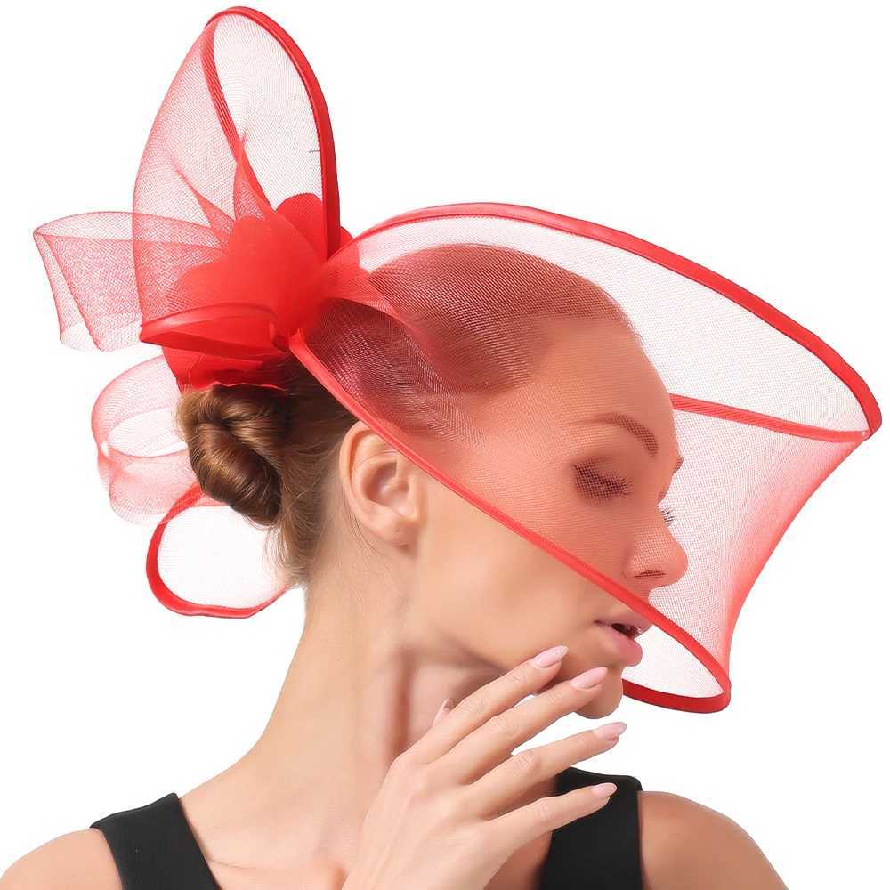 2024 New Fashinator Wedding Hat Elegant Women Fashinator Hat Fashion Womens Clothing Church Womens Party Hat Bridal Headwear M240829
