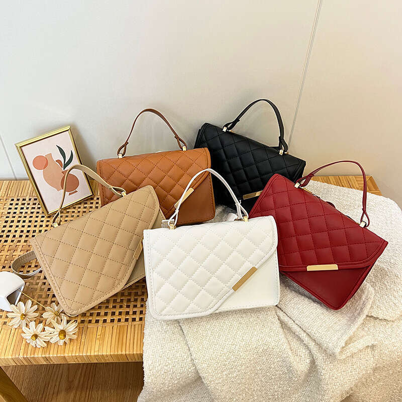 Designer Bag Luxury Bag News 2025 Shoulder Bag New Fashionable Leather Diamond Grid Crossbody Small Square Cross-Border Handbag Shoulder Shipping