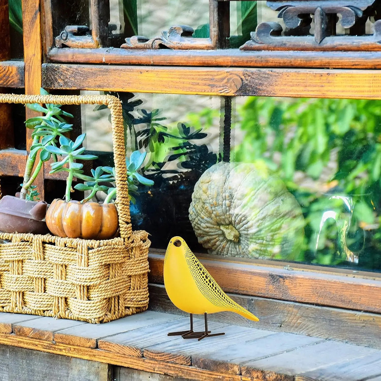 Pumpkin Statue for Home Decor Accents Living Room Office Bedroom Kitchen Laundry Room Apartment Bar Decoration 240828
