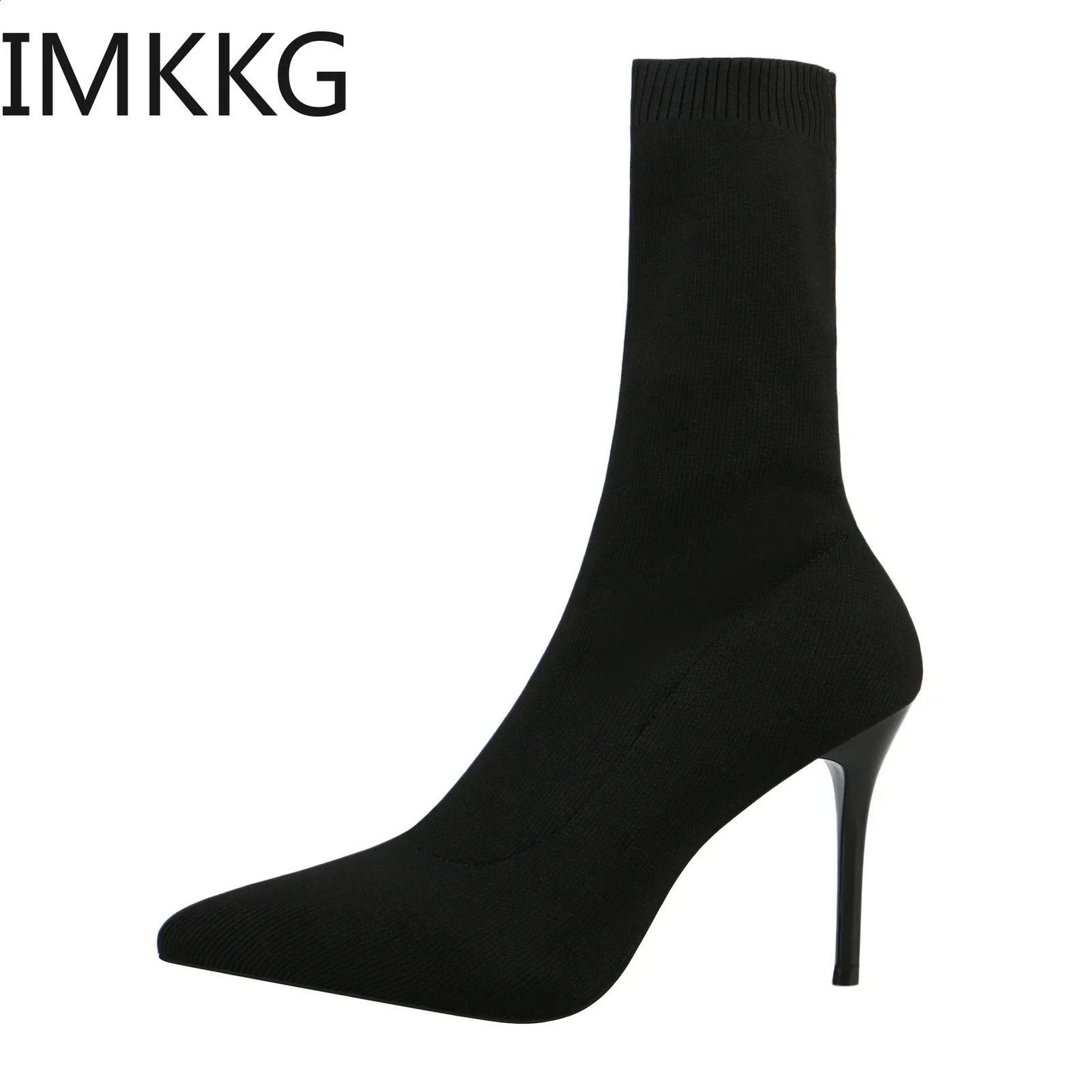 Sexy Socks Boots Knitted Elastic Boots Womens High Boots Fashion Shoes 2024 Spring/Summer Ankle Boots Womens Size 42 240827