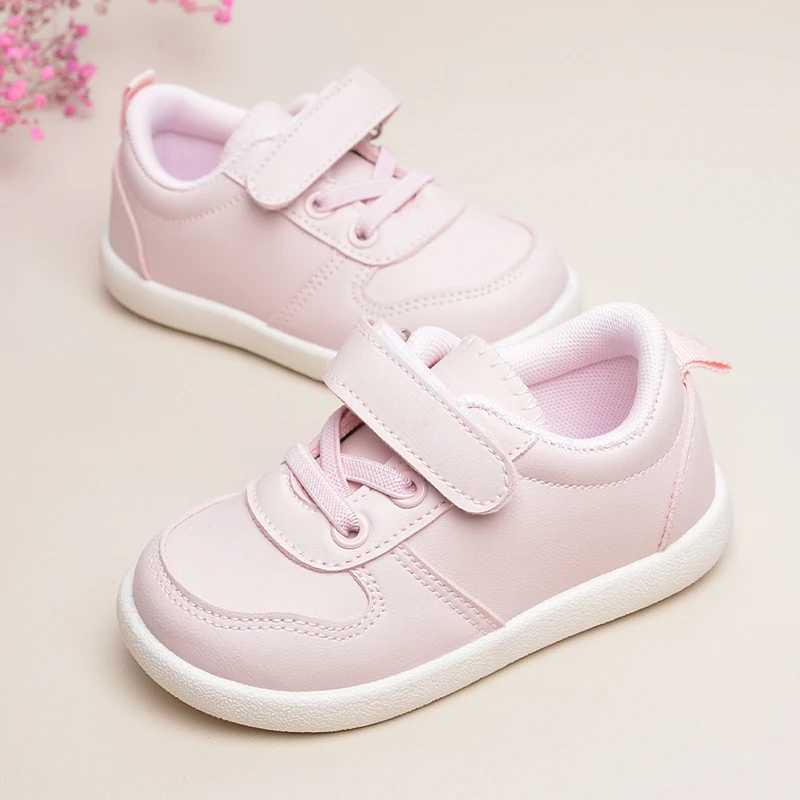 Cute pink daily outdoor low top soft flat sports shoes for girls childrens casual shoes EK9S49 W250407