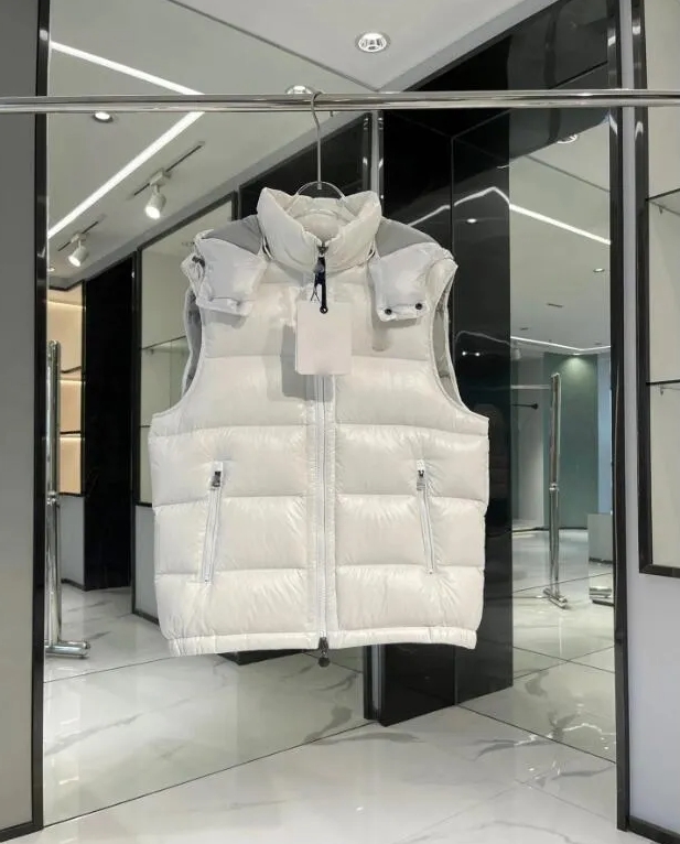 Designer Mens Vests Winter Jackets hoodie parkas coats tank fashion men women's Sleeveless Sweatshirt Hooded coat Streetwear High quality Couples Waistcoat