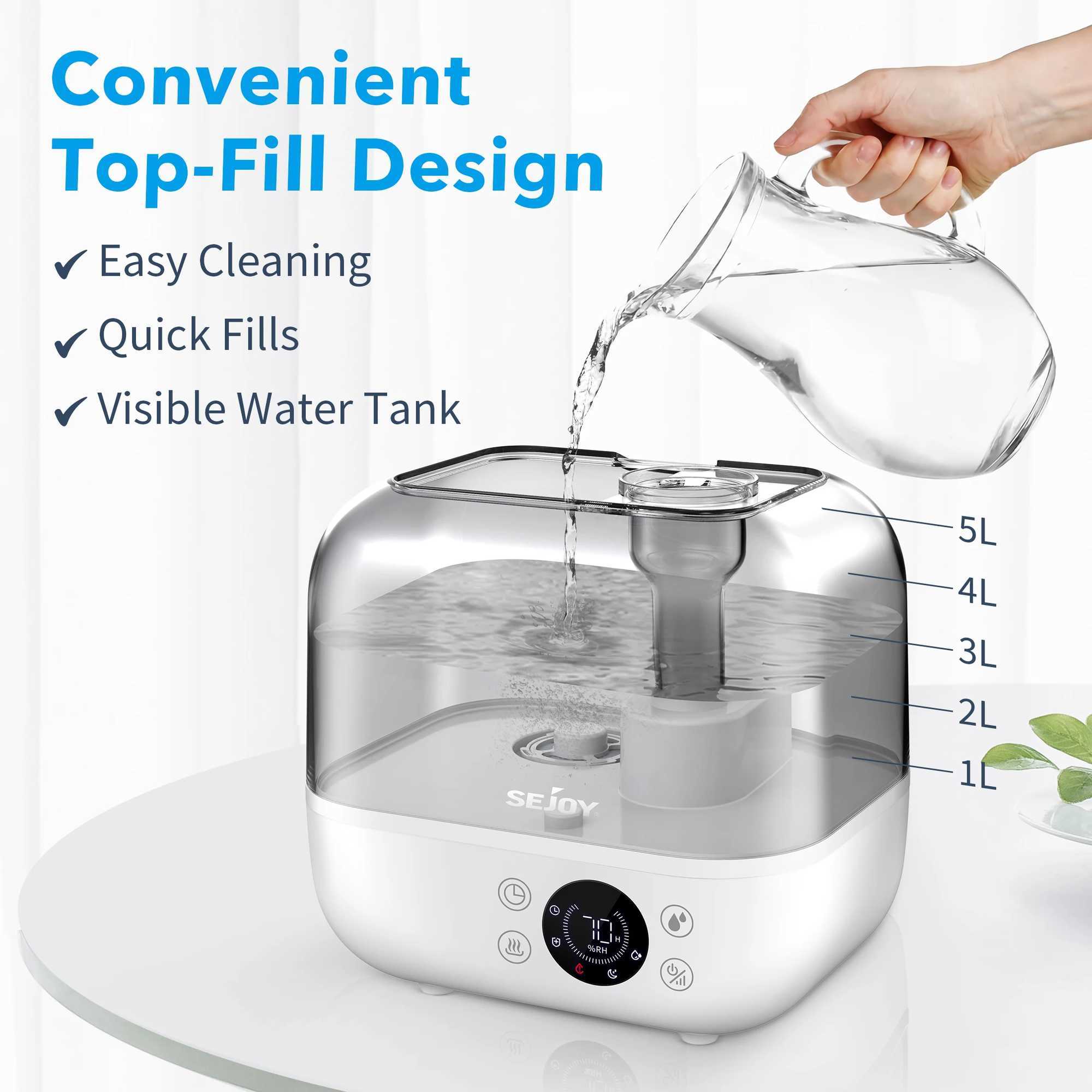 110/220v humidifier for bedroom large room family 5LDiffuser aromatherapy water spray humidifier M240829