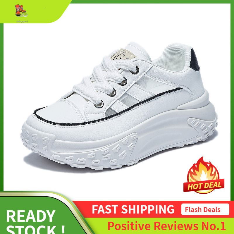 Ddmysports Korean Summer New Dad Women S Instagram Trendy Student Breathable Sports Shoes Thick Sole Elevated Casual Q OUTDOOR