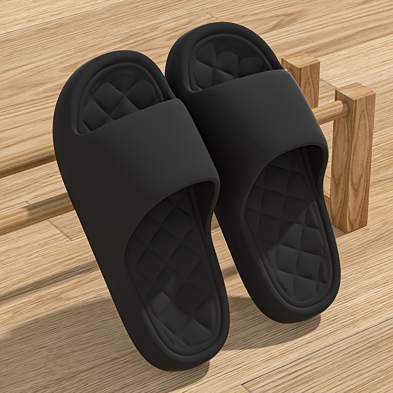 Cozy EVA Slides - Soft, Breathable, and Comfortable Indoor Shoes for All Seasons - Easy Slip-On Design, Solid Color, and Anti-Slip Sole