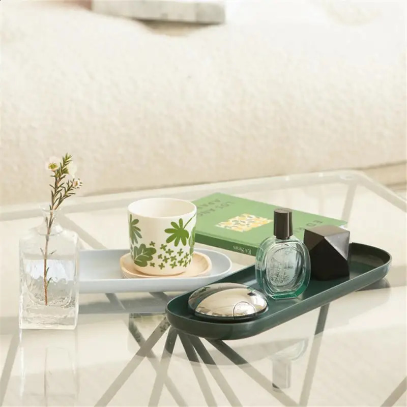 3Pcs Tray Rectangular White Bread Cake Tray Serve Tray Tea Tray Kindergarten Plastic Melamine Water Cup Tray 240829