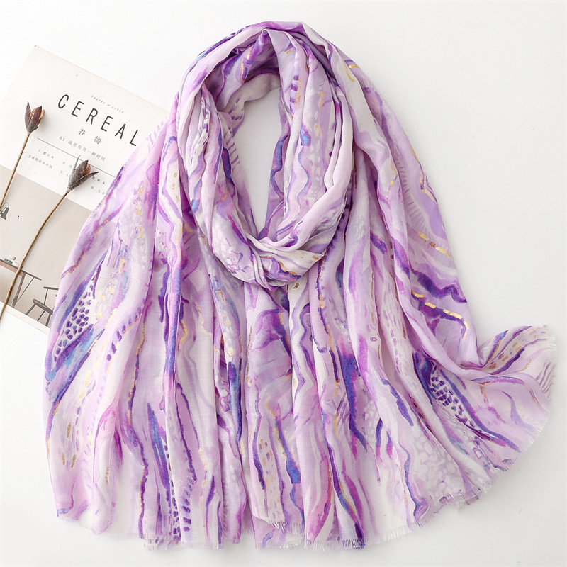 French Autumn Winter Cotton En Hand Feel Hot Jinchuan Wing Endlessly Mountain And Water Silk Scarf Warm Shawl For Women F08.28-14 4fe5e