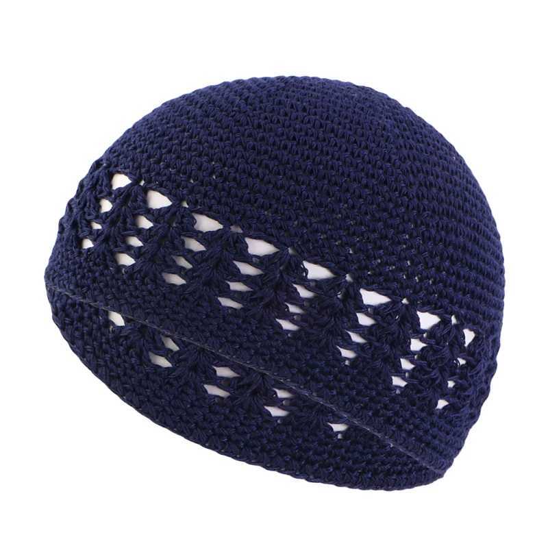 New Kufi Hat for Men Cotton Knit Sklies Beanies Skl Cap for Men Wen Classic Crochet Handmade Winter Keep Warm Accessories X250212