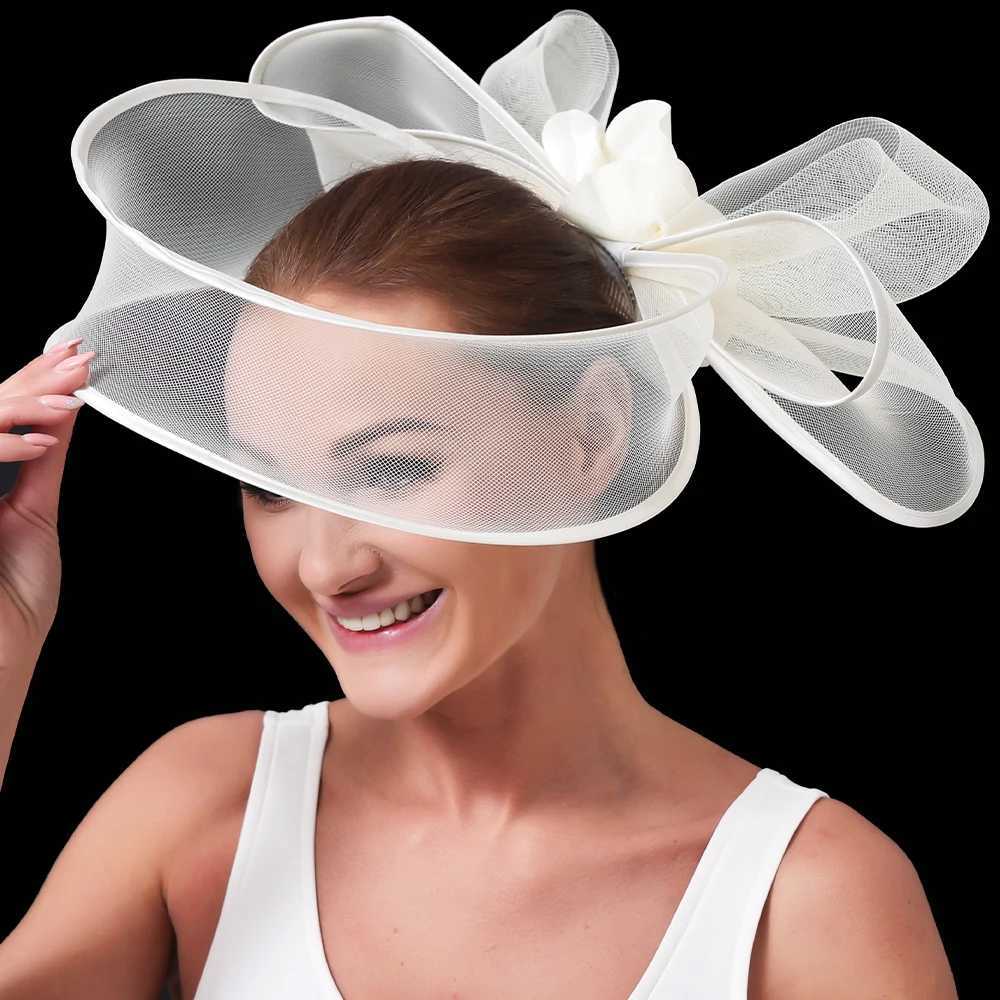 2024 New Fashinator Wedding Hat Elegant Women Fashinator Hat Fashion Womens Clothing Church Womens Party Hat Bridal Headwear M240829