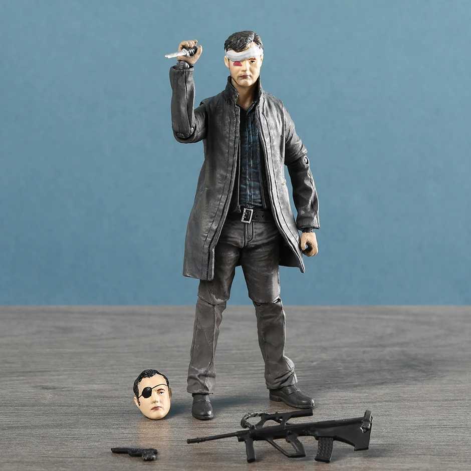 The Walking Dead Abraham Ford bungee jumping Walker Rick Grimes Governor Michionne collects action character toys and decorative models W240828