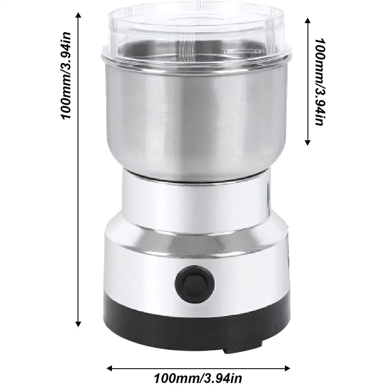 Electric grinder with four side blades kitchen grain nut bean spice grain grinder multifunctional household coffee grinder 240829