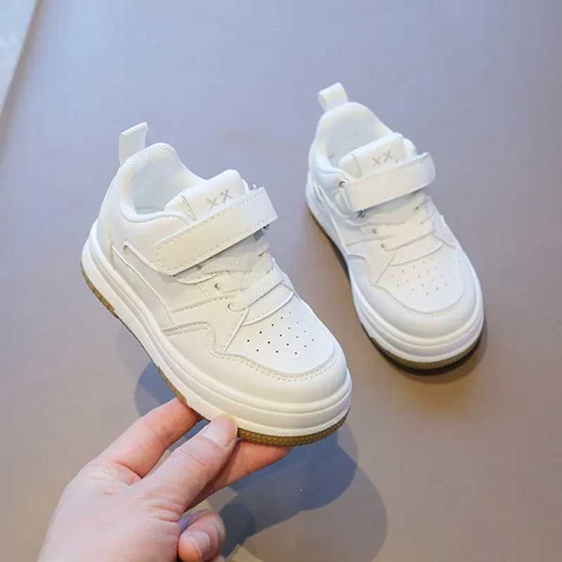 Childrens Casual Sneakers 2024 New Comfortable Single Shoe Baby Boys Girls Toddler Small White Shoes Tennis Sports Board Shoes W250318